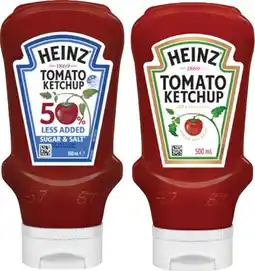 Coles Heinz Ketchup 500mL offer