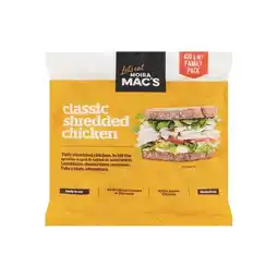 Woolworths Moira Mac’s Shredded Chicken 420g – From the Fridge offer