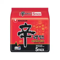 Woolworths Nongshim Noodles 460-600g Pk 4-5 offer
