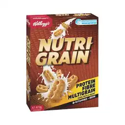 Woolworths Kellogg’s Nutri-Grain 470g offer
