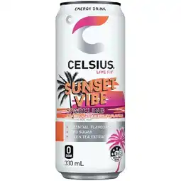 Woolworths Celsius Energy Drink Sunset Vibes 330ml offer