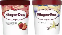Coles Häagen-Dazs Ice Cream Tub 457mL offer