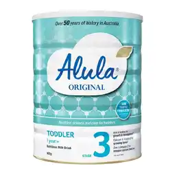 Woolworths Alula Original Baby Formula Stage 3 900g offer
