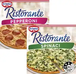 Coles Dr. Oetker Ristorante Pizza offer