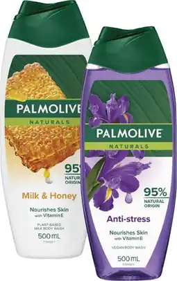 Coles Palmolive Naturals Body Wash 500mL offer