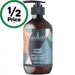Woolworths Sukin Hand Wash Pump 500ml offer