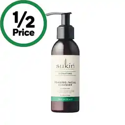 Woolworths Sukin Signature Foaming Facial Cleanser Pump 125ml offer