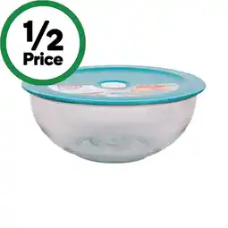 Woolworths Decor Cook Glass Bowl 3 Litre offer