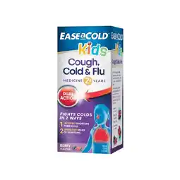 Woolworths Ease a Cold Kids Cold & Flu Cough Liquid 180ml offer