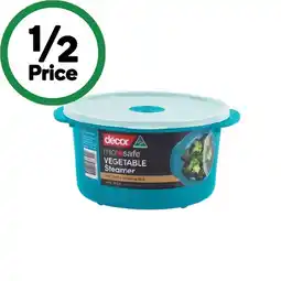 Woolworths Decor Microsafe Vegetable Steamer 1.5 Litre offer