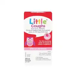 Woolworths Little Coughs Raspberry Cough Liquid 200ml offer