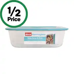 Woolworths Decor Thermoglass Realseal 3 Litre offer