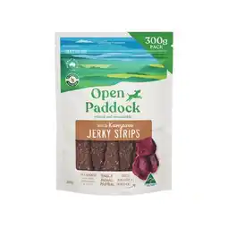 Woolworths Open Paddock Jerky Strips Kangaroo 300g offer