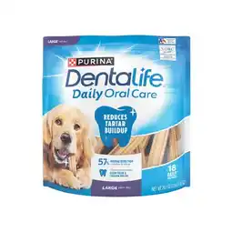 Woolworths Dentalife Dog Dental Treats Pk 18-25 offer