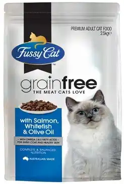 Coles Fussy Cat Grainfree Dry Cat Food 2.5kg offer