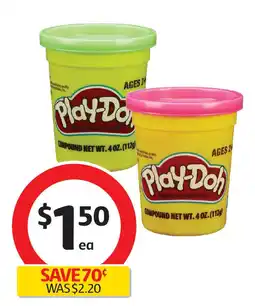 Coles Play-doh Single Tub offer