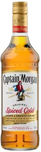 Coles Captain Morgan Spiced Gold 700mL offer