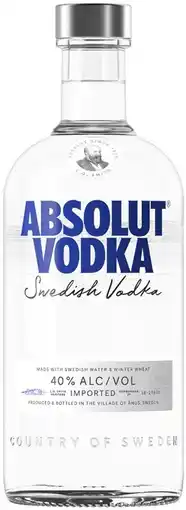 Coles Absolut Vodka 700mL offer