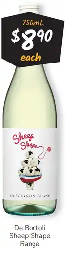 Cellarbrations De Bortoli Sheep Shape Range offer