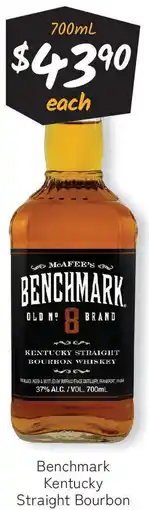 Cellarbrations Benchmark Kentucky Straight Bourbon offer