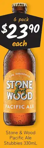 Cellarbrations Stone & Wood Pacific Ale Stubbies offer