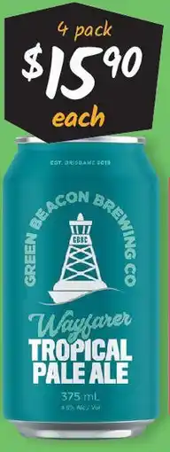 Cellarbrations Green Beacon Wayfarer Tropical Pale offer