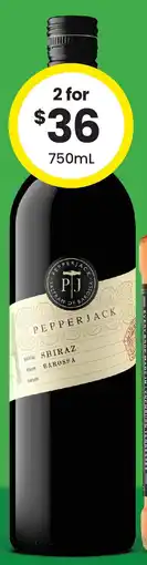 The Bottle O Pepperjack Range offer
