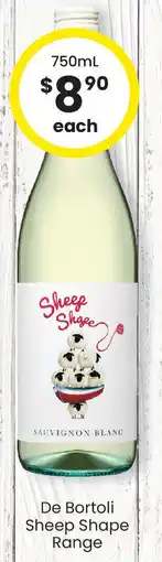 The Bottle O De Bortoli Sheep Shape Range offer