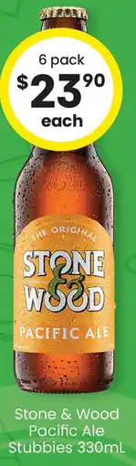 The Bottle O Stone & Wood Pacific Ale Stubbies offer