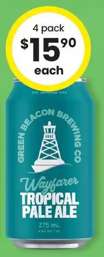 The Bottle O Green Beacon Wayfarer Tropical Pale offer