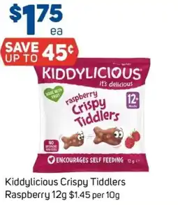 Kiddylicious Crispy Tiddlers Raspberry