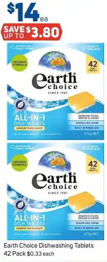 Foodland Earth Choice Dishwashing Tablets offer