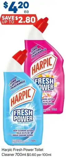 Foodland Harpic Fresh Power Toilet Cleaner offer