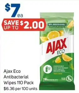 Foodland Ajax Eco Antibacterial Wipes offer
