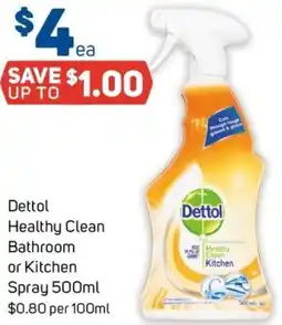 Foodland Dettol Healthy Clean Bathroom or Kitchen Spray offer
