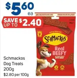 Foodland Schmackos Dog Treats offer