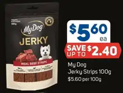 Foodland My Dog Jerky Strips offer