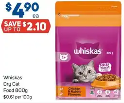 Foodland Whiskas Dry Cat Food offer
