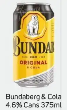 Foodland Bundaberg & Cola 4.6% Cans offer