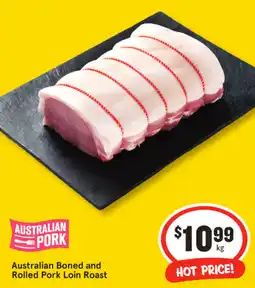 IGA Australian Boned and Rolled Pork Loin Roast offer
