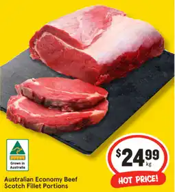 IGA Australian Economy Beef Scotch Fillet Portions offer