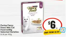 IGA Purina Fancy Feast Wet Cat Food Selected Varieties offer