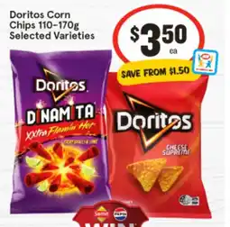 IGA Doritos Corn Chips Selected Varieties offer