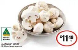 IGA Australian White Button Mushrooms offer