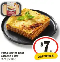 IGA Pasta Master Beef Lasagne offer