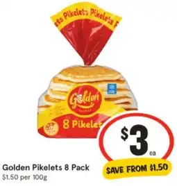IGA Golden Pikelets offer