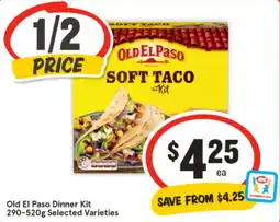 IGA Old El Paso Dinner Kit Selected Varieties offer