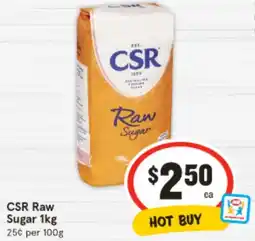 IGA CSR Raw Sugar offer