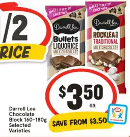 IGA Darrell Lea Chocolate Block Selected Varieties offer