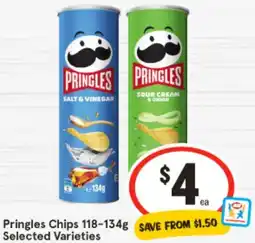 IGA Pringles ChipsSOUR CREAM Selected Varieties offer